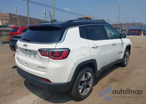 2019 Jeep Compass Limited 4X4 z USA, uszkodzony, nr VIN 3C4NJDCB7KT827166